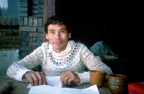 Guatemala, Antigua: Mein Lehrer Carlos in der Sprachschule