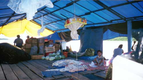Bolivia, Mamor&eacute;: Doris Sarita - The passangers' deck 