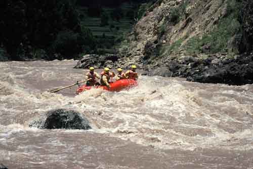 Peru, Cusco: Rafting on Urubamba