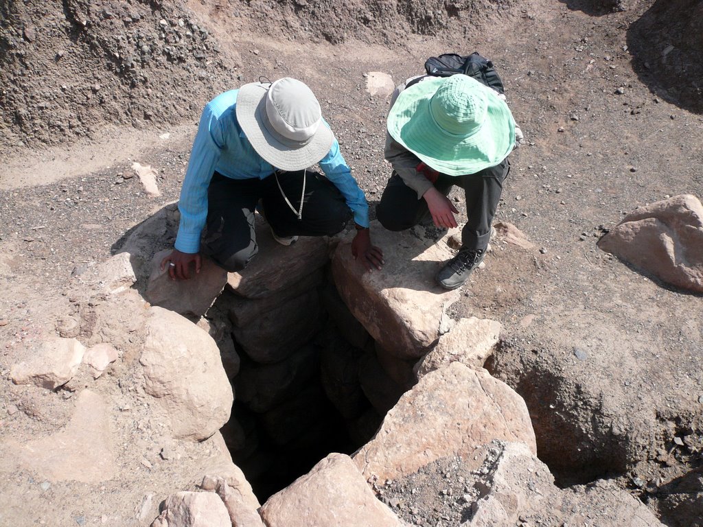 Wadi Feynan - vertical mine