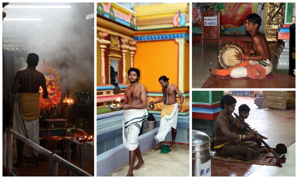 service at Koneswaram Temple, Trincomalee, Sri Lanka
