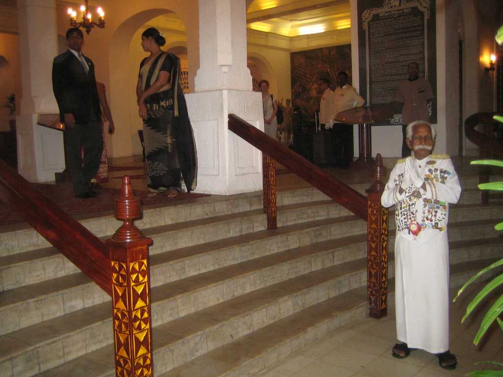 Eingang des Gall Face Hotels, Colombo, Sri Lanka