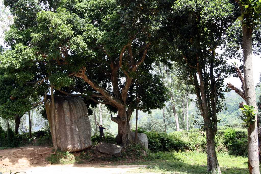 erratic boulder near Ella, Sri Lanka