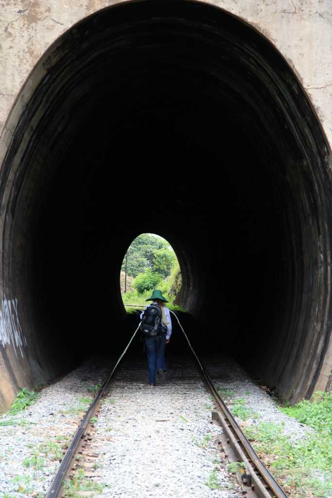 tunnel of the railway line Ella - Demodara