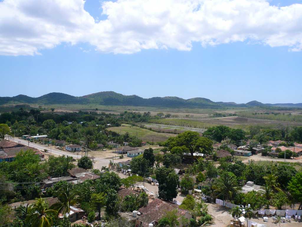 view from the Torre de Iznaga over the Valle de los Ingenios