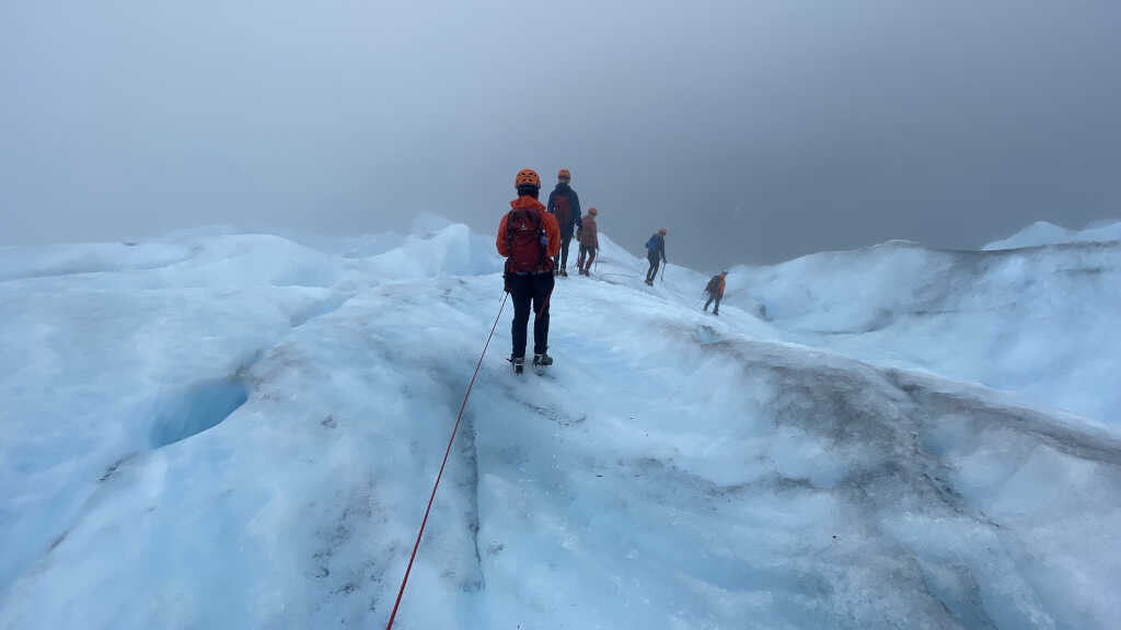 Tour auf der Engabreen Gletscherzunge, Svartisen, Norwegen