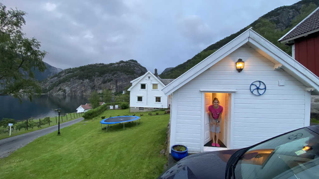 Accommodation by Lysefjord, Norway